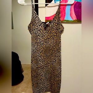 leopard print dress